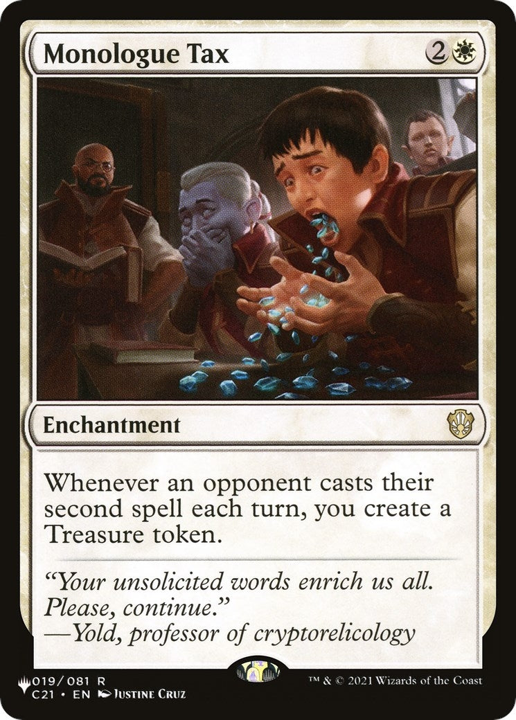 Image for Monologue Tax (The List Reprints) (019/081) - Magic: The Gathering