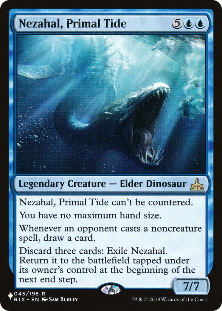 Image for Nezahal, Primal Tide (The List Reprints) (045/196) - Magic: The Gathering