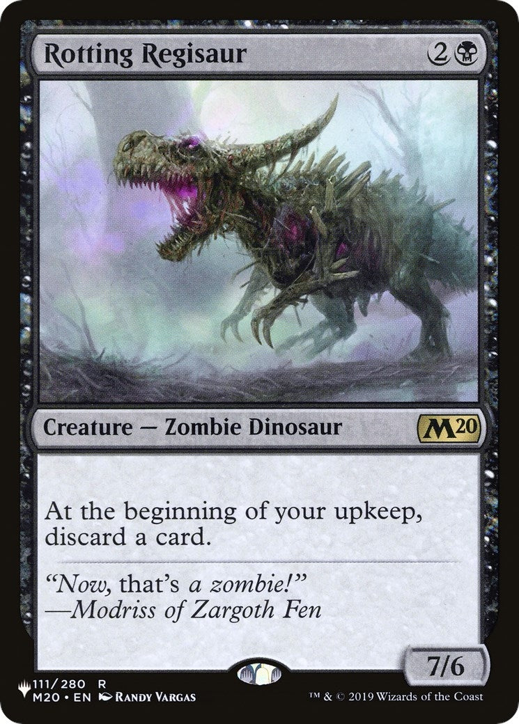 Image for Rotting Regisaur (The List Reprints) (111/280) - Magic: The Gathering