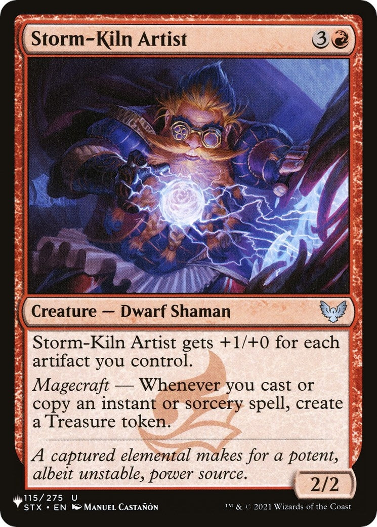 Image for Storm-Kiln Artist (The List Reprints) (115/275) - Magic: The Gathering