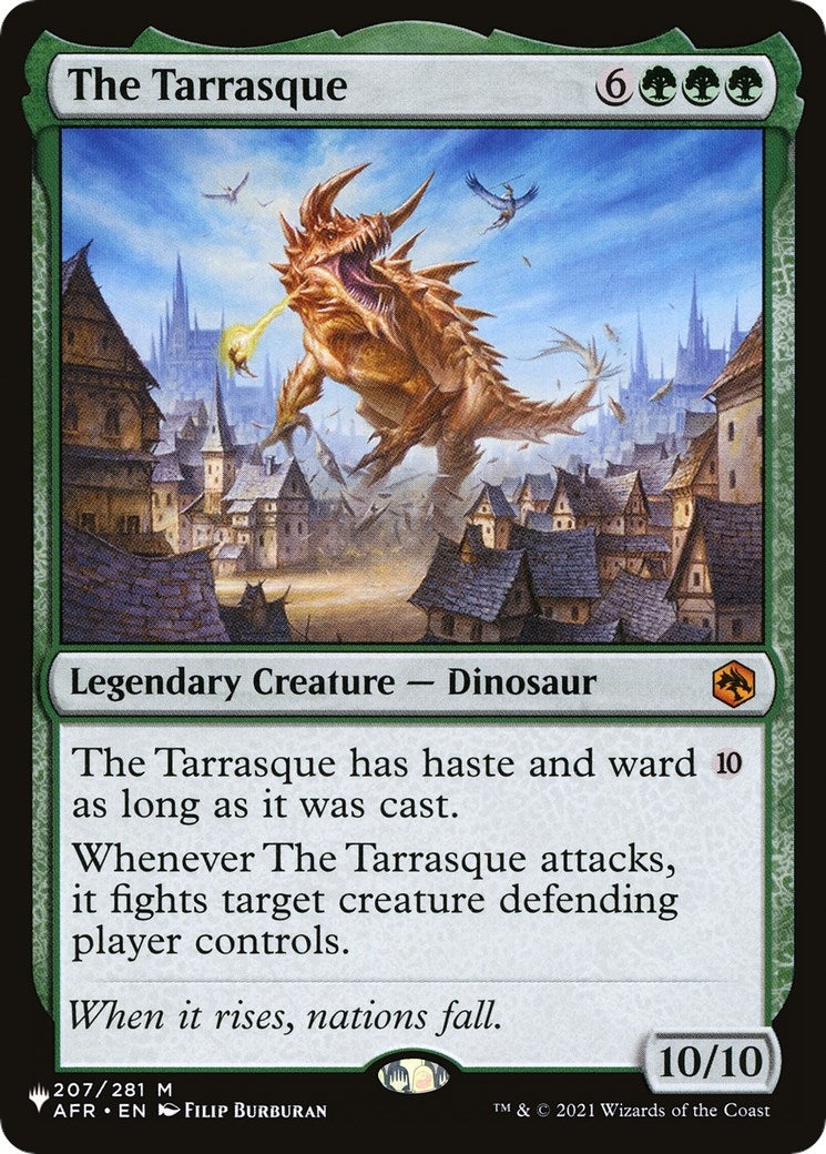 Image for The Tarrasque (The List Reprints) (207/281) - Magic: The Gathering