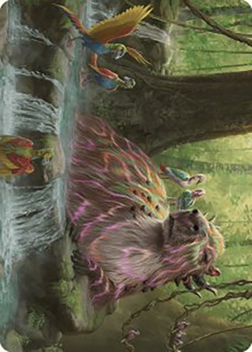 Image for Basking Capybara Art Card (Art Series: The Lost Caverns of Ixalan) (22) - Magic: The Gathering