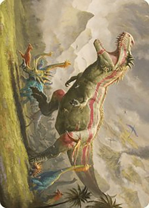 Image for Ghalta, Stampede Tyrant Art Card (Art Series: The Lost Caverns of Ixalan) (24) - Magic: The Gathering