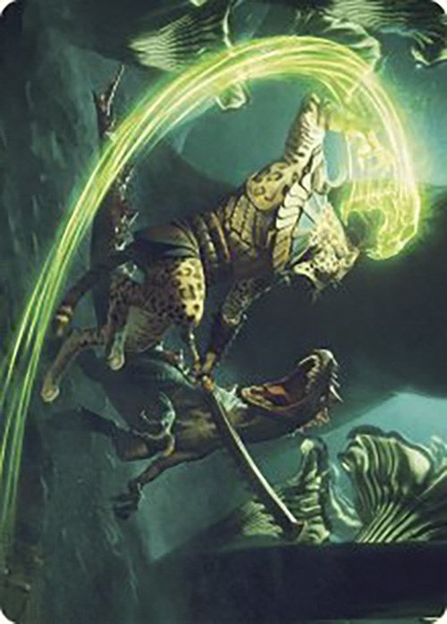 Image for Contest of Claws Art Card (Art Series: The Lost Caverns of Ixalan) (72) - Magic: The Gathering