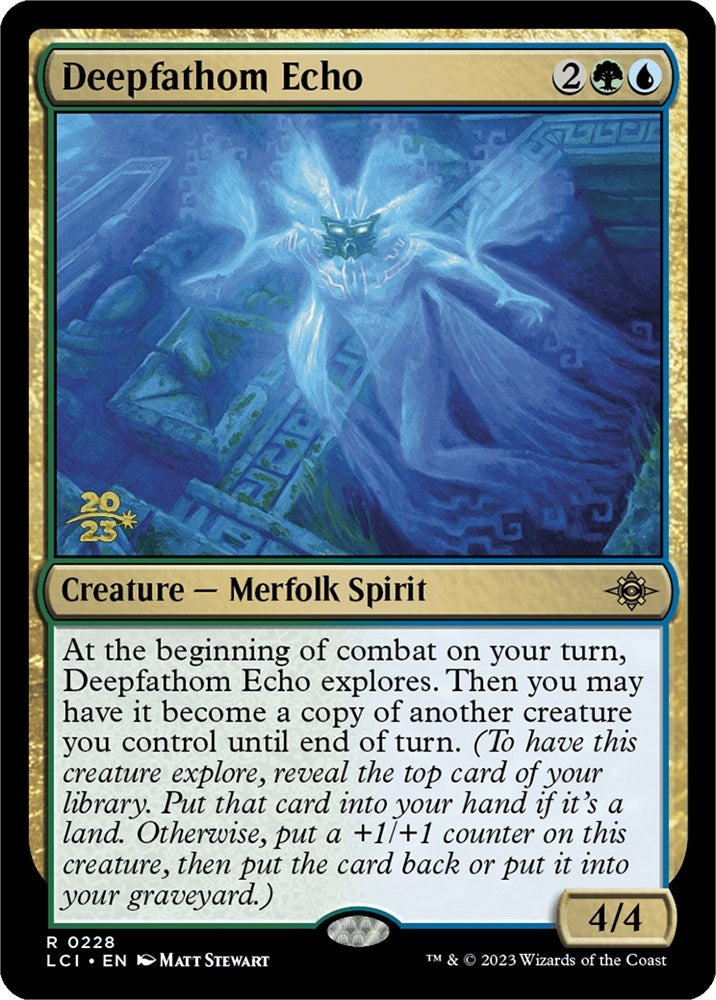 Image for Deepfathom Echo (Prerelease Cards) (228) - Magic: The Gathering