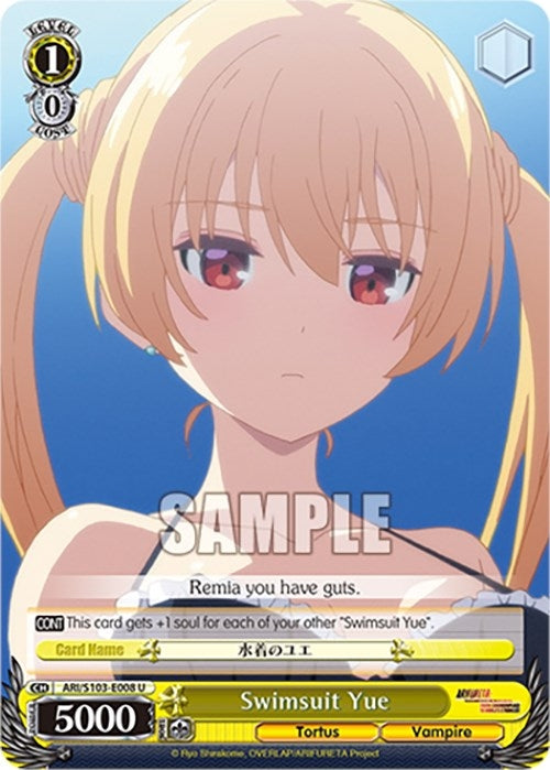 Image for Swimsuit Yue (Arifureta: From Commonplace to World's Strongest) (ARI/S103-E008 U) - Weiss Schwarz