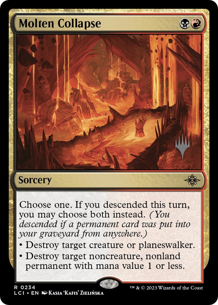 Image for Molten Collapse (Promo Pack: The Lost Caverns of Ixalan) (234) - Magic: The Gathering