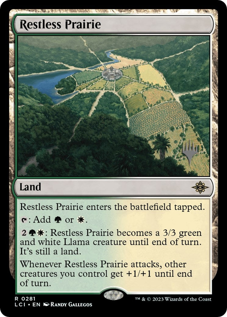 Image for Restless Prairie (Promo Pack: The Lost Caverns of Ixalan) (281) - Magic: The Gathering