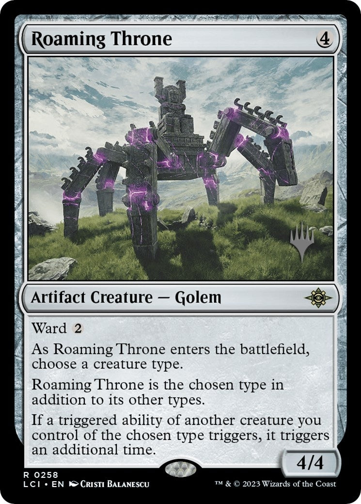 Image for Roaming Throne (Promo Pack: The Lost Caverns of Ixalan) (258) - Magic: The Gathering