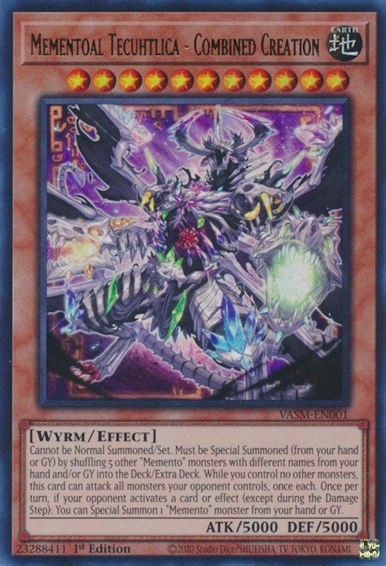 Image for Mementoal Tecuhtlica - Combined Creation (Valiant Smashers) (VASM-EN001) - YuGiOh
