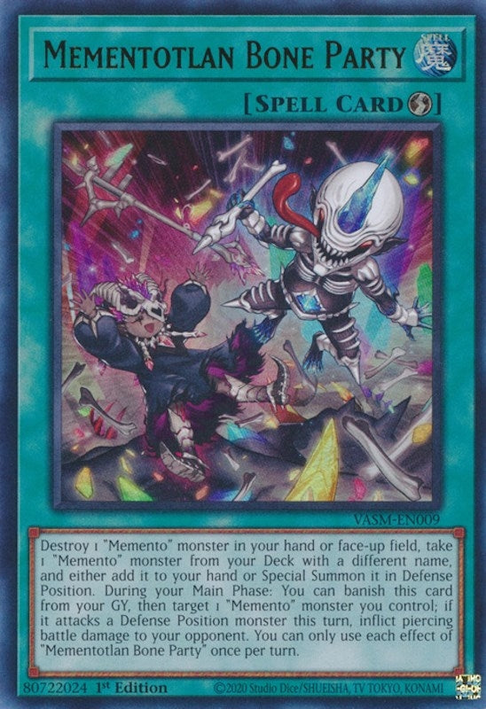 Image for Mementotlan Bone Party (Valiant Smashers) (VASM-EN009) - YuGiOh