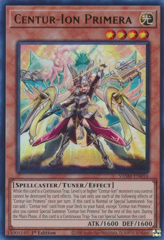 Image for Centur-Ion Primera (Valiant Smashers) (VASM-EN016) - YuGiOh