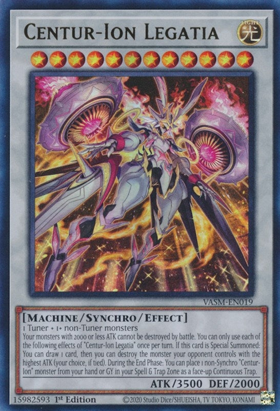 Image for Centur-Ion Legatia (Valiant Smashers) (VASM-EN019) - YuGiOh