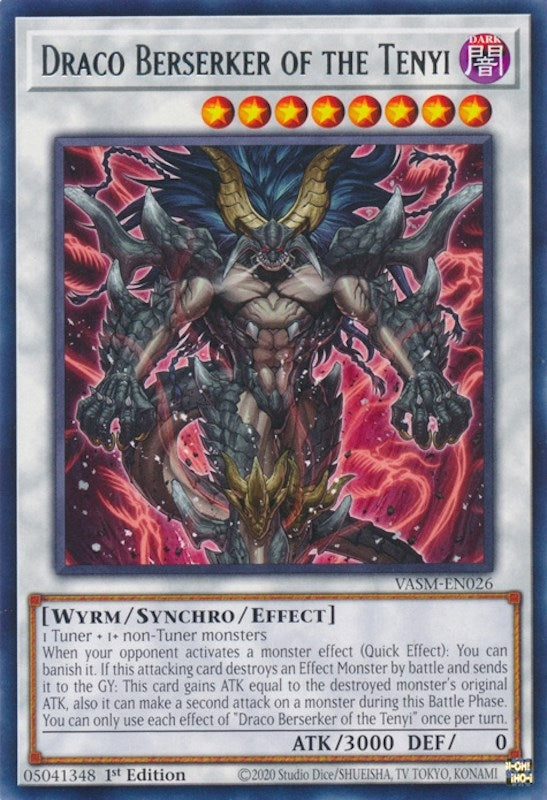 Image for Draco Berserker of the Tenyi (Valiant Smashers) (VASM-EN026) - YuGiOh