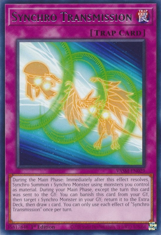 Image for Synchro Transmission (Valiant Smashers) (VASM-EN029) - YuGiOh