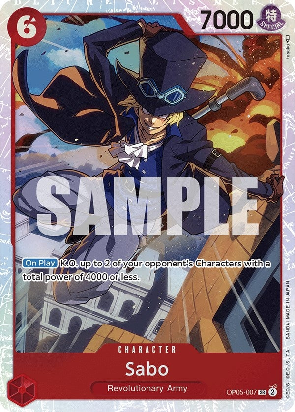 Image for Sabo (007) (Awakening of the New Era) (OP05-007) - One Piece Card Game