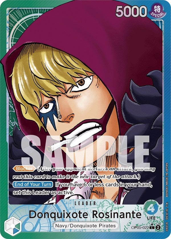 Image for Donquixote Rosinante (022) (Alternate Art) (Awakening of the New Era) (OP05-022) - One Piece Card Game