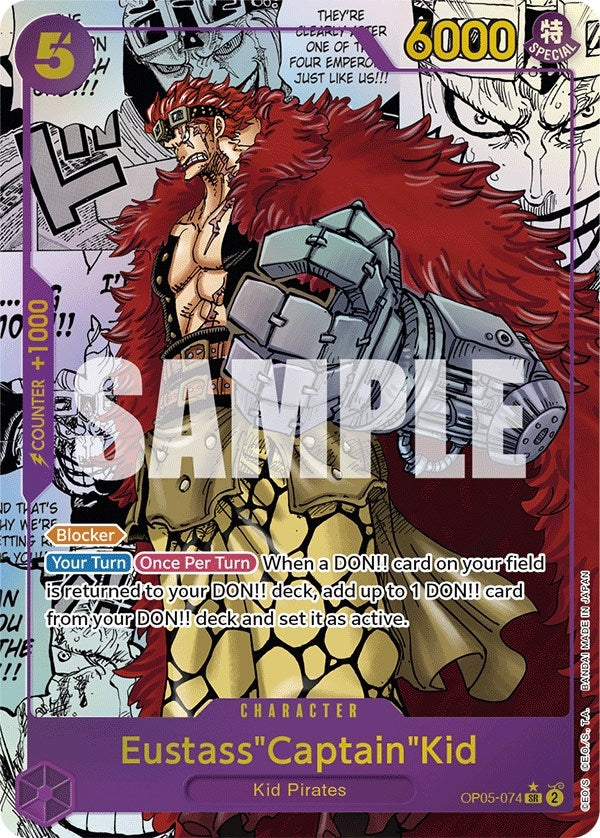 Image for Eustass"Captain"Kid (Alternate Art) (Manga) (Awakening of the New Era) (OP05-074) - One Piece Card Game