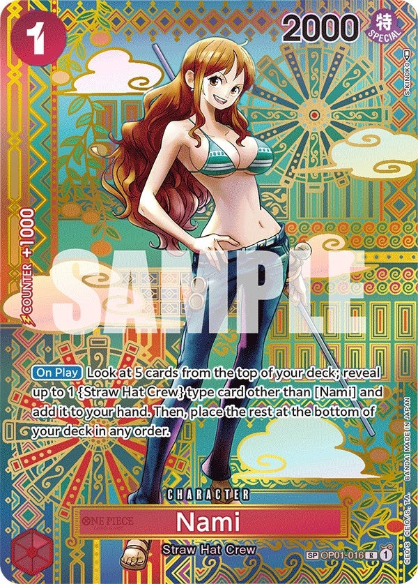 Image for Nami (SP) (Awakening of the New Era) (OP01-016) - One Piece Card Game