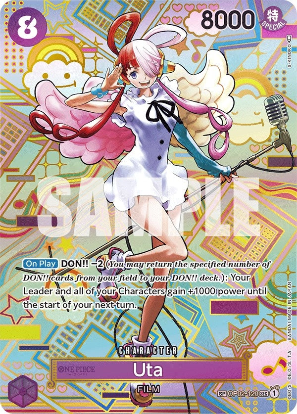 Image for Uta (SP) (Awakening of the New Era) (OP02-120) - One Piece Card Game