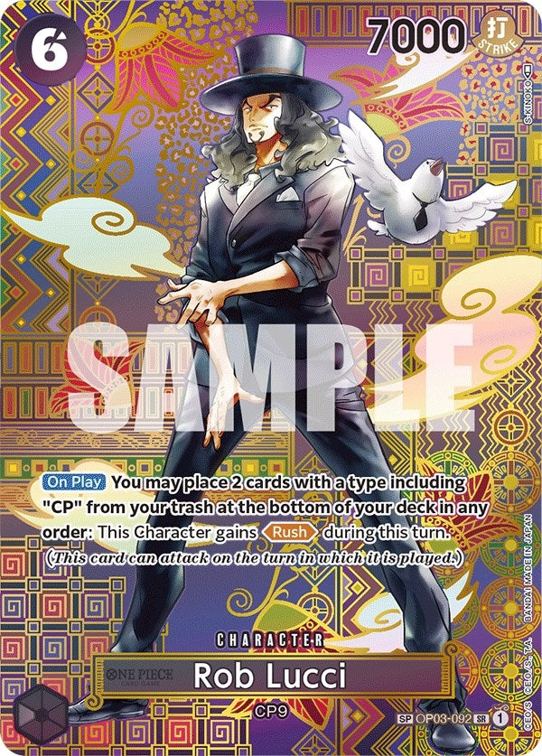 Image for Rob Lucci (092) (SP) (Awakening of the New Era) (OP03-092) - One Piece Card Game
