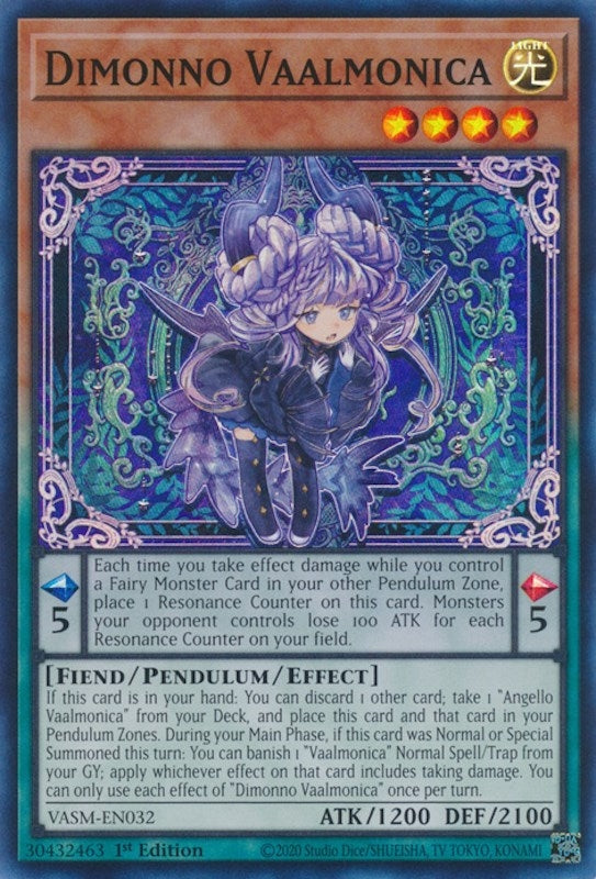 Image for Dimonno Vaalmonica (Valiant Smashers) (VASM-EN032) - YuGiOh