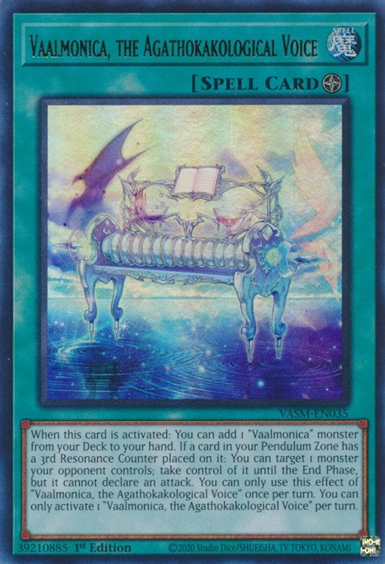 Image for Vaalmonica, the Agathokakological Voice (Valiant Smashers) (VASM-EN035) - YuGiOh