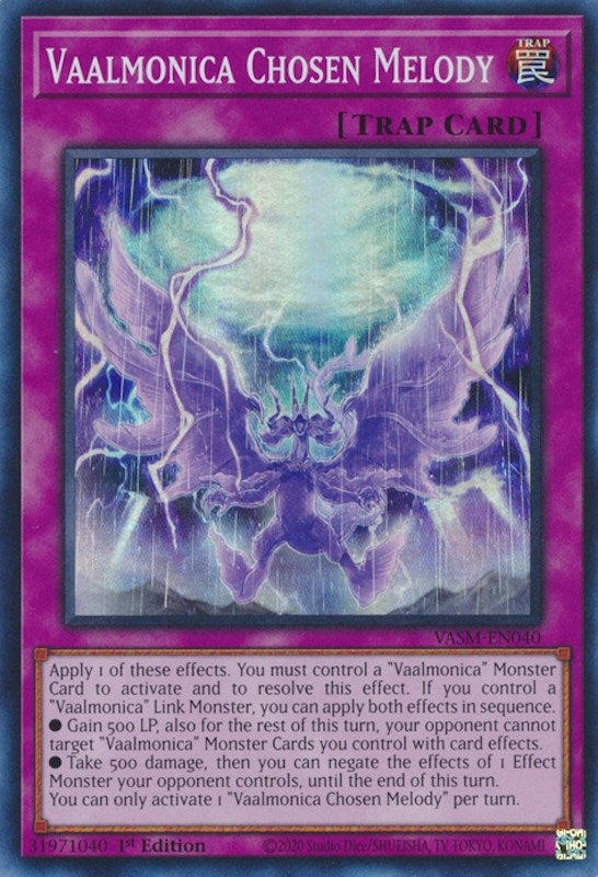 Image for Vaalmonica Chosen Melody (Valiant Smashers) (VASM-EN040) - YuGiOh