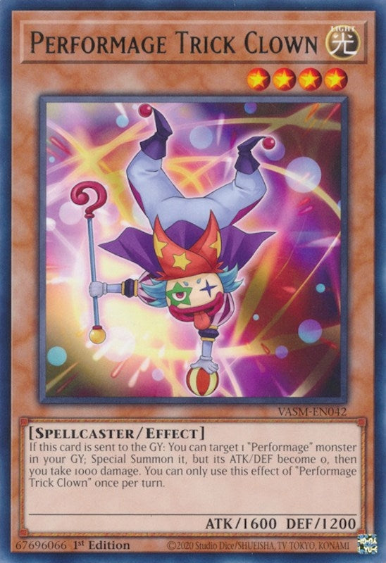 Image for Performage Trick Clown (Valiant Smashers) (VASM-EN042) - YuGiOh