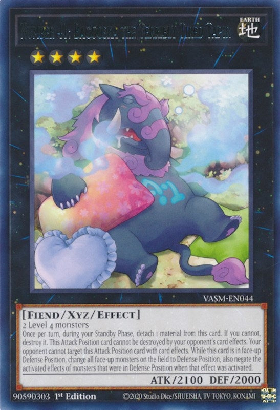 Image for Number 41: Bagooska the Terribly Tired Tapir (Valiant Smashers) (VASM-EN044) - YuGiOh