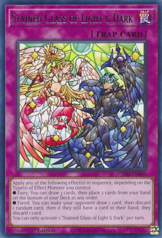Image for Stained Glass of Light & Dark (Valiant Smashers) (VASM-EN045) - YuGiOh