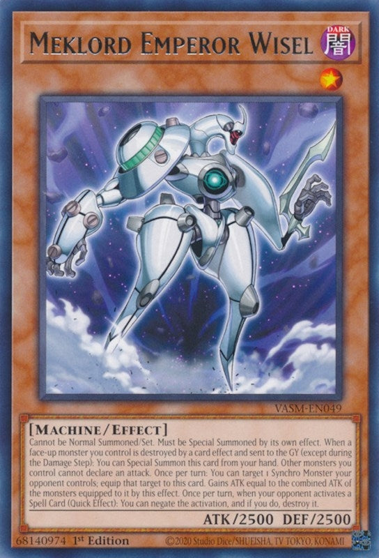 Image for Meklord Emperor Wisel (Valiant Smashers) (VASM-EN049) - YuGiOh