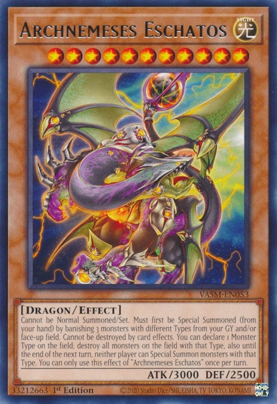 Image for Archnemeses Eschatos (Valiant Smashers) (VASM-EN053) - YuGiOh