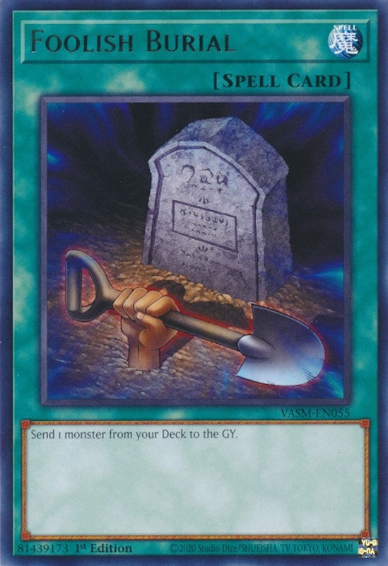 Image for Foolish Burial (Valiant Smashers) (VASM-EN055) - YuGiOh