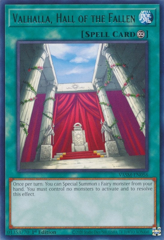 Image for Valhalla, Hall of the Fallen (Valiant Smashers) (VASM-EN056) - YuGiOh
