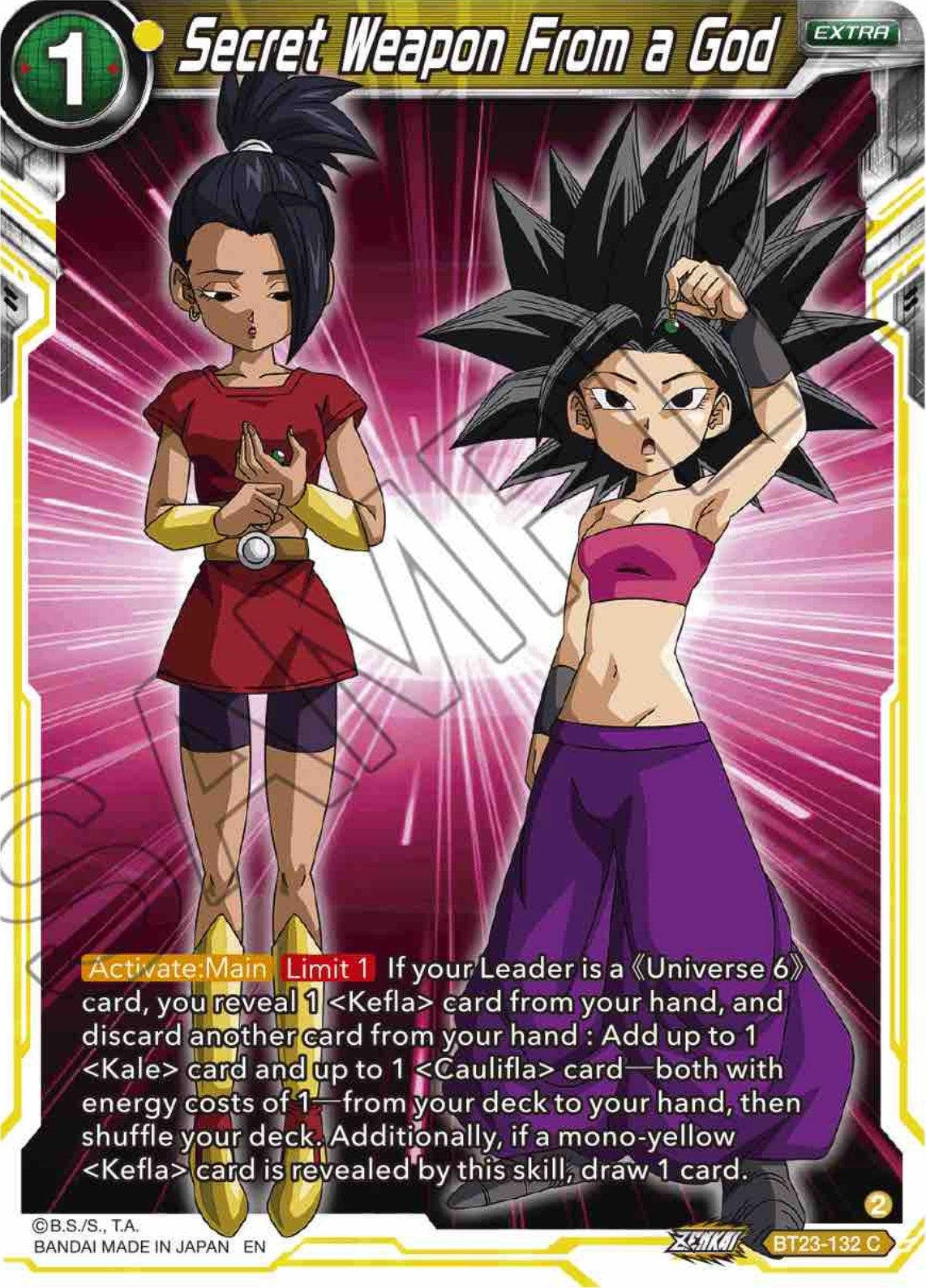 Image for Secret Weapon From a God (Perfect Combination) (BT23-132) - Dragon Ball Super: Masters