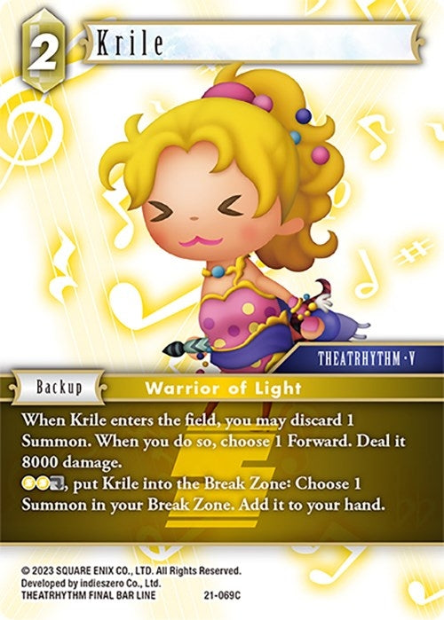 Image for Krile (Beyond Destiny) (21-069C) - Final Fantasy TCG