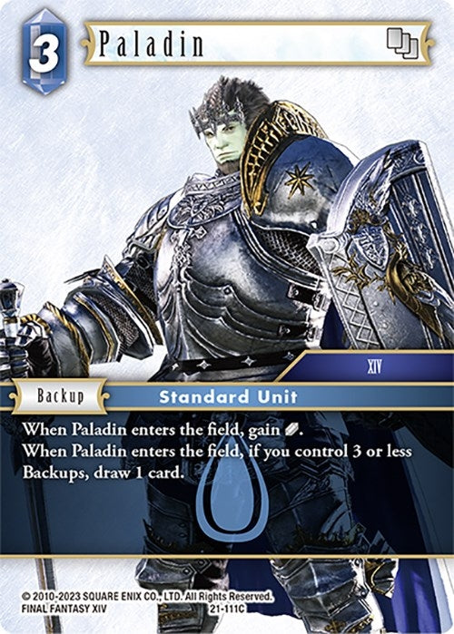 Image for Paladin (Beyond Destiny) (21-111C) - Final Fantasy TCG