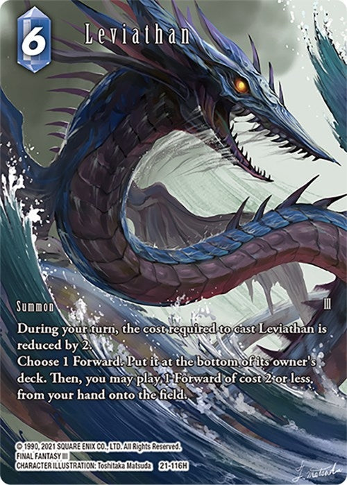 Image for Leviathan (Full Art) (Beyond Destiny) (21-116H) - Final Fantasy TCG