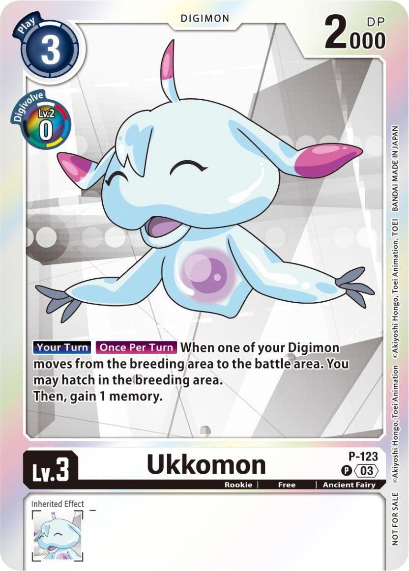 Image for Ukkomon - P-123 (Tamer Party Pack -The Beginning- Ver. 2.0) (P-123 P) (D-PR) - Digimon Card Game