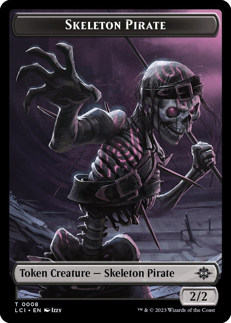 Image for Skeleton Pirate Token (The Lost Caverns of Ixalan) (8) - Magic: The Gathering