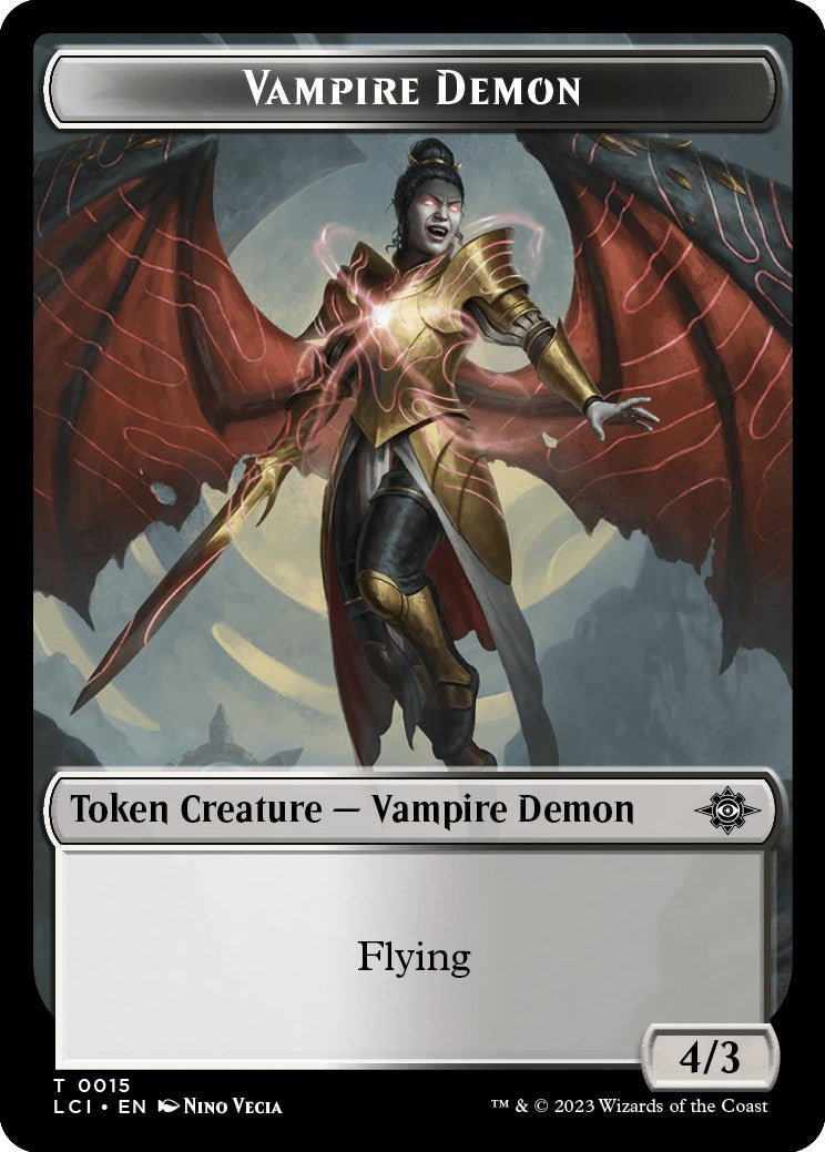 Image for Vampire Demon Token (The Lost Caverns of Ixalan) (15) - Magic: The Gathering