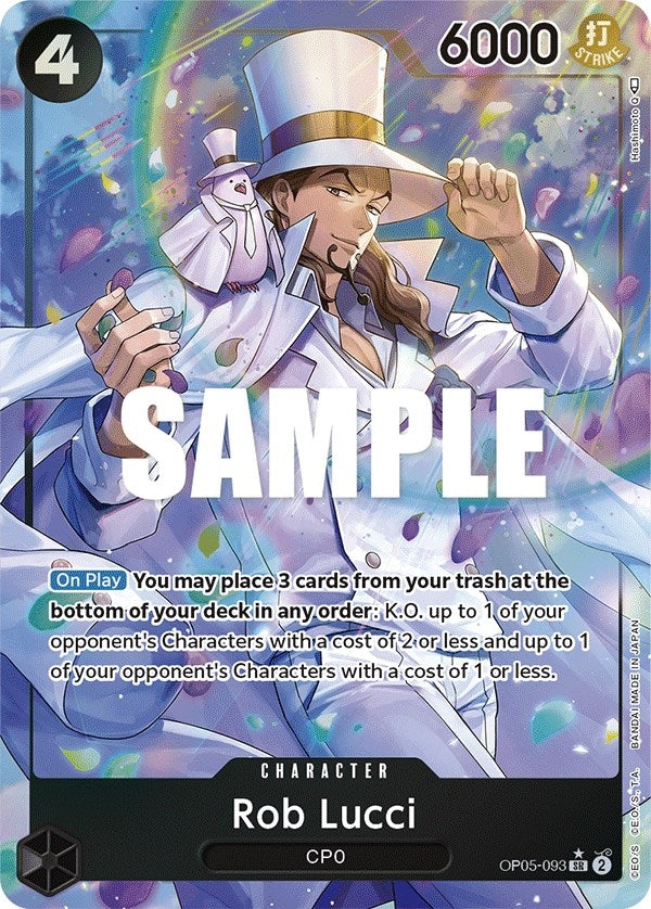 Image for Rob Lucci (093) (Alternate Art) (Awakening of the New Era) (OP05-093) - One Piece Card Game