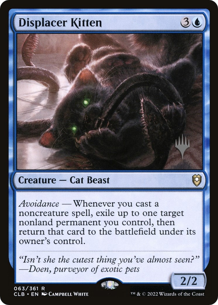 Image for Displacer Kitten (Promo Pack: The Lost Caverns of Ixalan) (63) - Magic: The Gathering