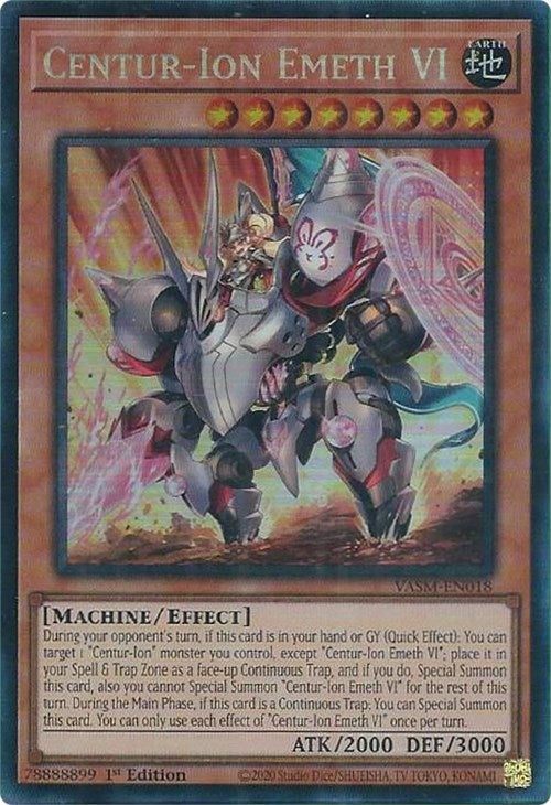 Image for Centur-Ion Emeth VI (CR) (Valiant Smashers) (VASM-EN018) - YuGiOh