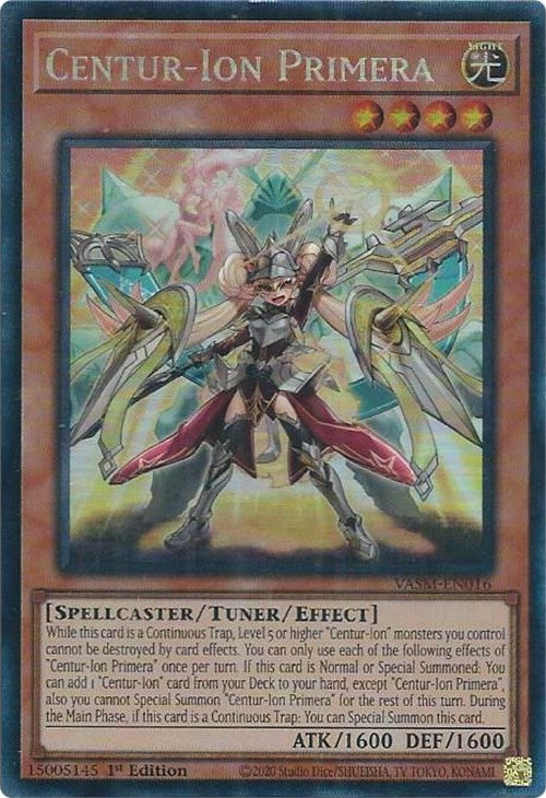 Image for Centur-Ion Primera (CR) (Valiant Smashers) (VASM-EN016) - YuGiOh