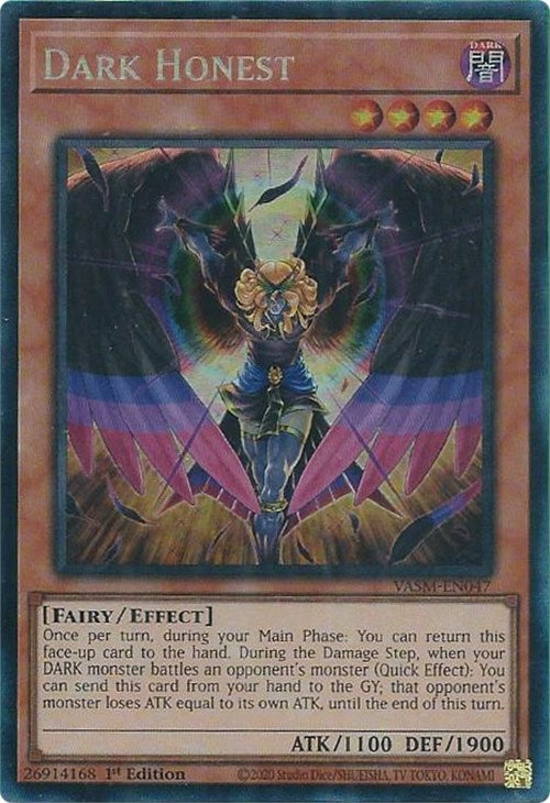 Image for Dark Honest (CR) (Valiant Smashers) (VASM-EN047) - YuGiOh
