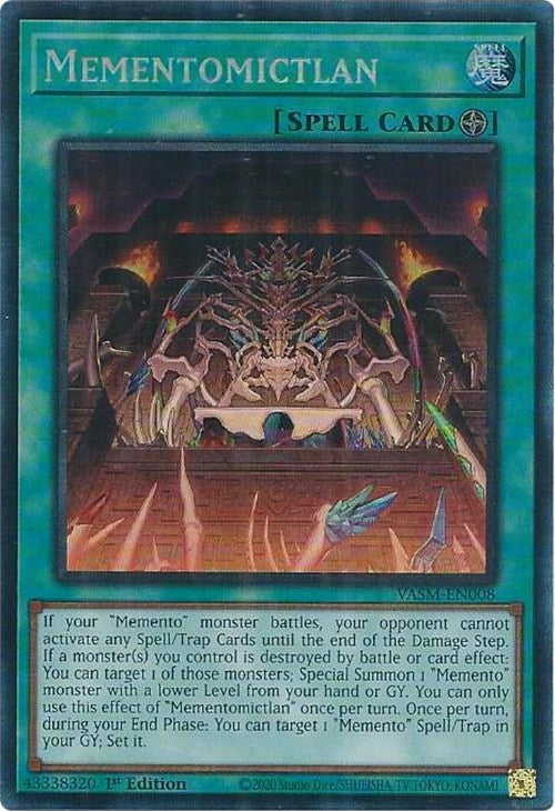 Image for Mementomictlan (CR) (Valiant Smashers) (VASM-EN008) - YuGiOh