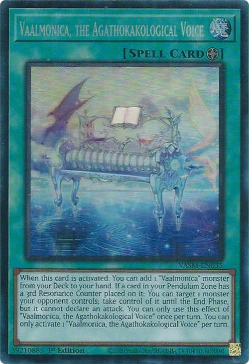 Image for Vaalmonica, the Agathokakological Voice (CR) (Valiant Smashers) (VASM-EN035) - YuGiOh