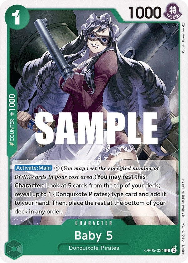 Image for Baby 5 (034) (Awakening of the New Era) (OP05-034) - One Piece Card Game